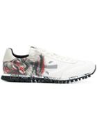 Premiata Print Mat Sneakers - White