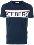 Iceberg Logo Colour-block T-shirt - Blue