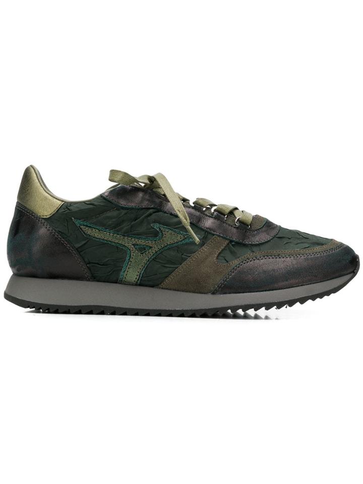 Mizuno Naos Lace-up Sneakers - Green