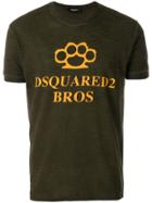 Dsquared2 Knuckleduster Print T-shirt - Green