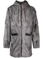 Desa 1972 Fur Coat - Grey