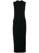 Aspesi Long Fitted Dress - Black