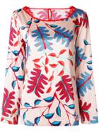 Marc Cain Floral Printed Blouse - Nude & Neutrals