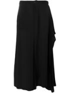 Yohji Yamamoto Full Midi Skirt, Women's, Size: 1, Black, Tencel