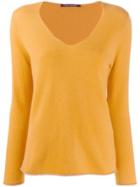 Luisa Cerano Knitted Sweatshirt - Yellow