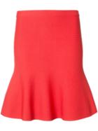 Grey Jason Wu Pleated Skirt, Women's, Size: Xs, Red, Viscose