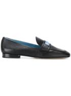 Prada Brand Patch Loafers - Black