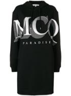 Mcq Alexander Mcqueen Paradise Logo Hoodie Dress - 1000 Black