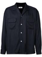 Monkey Time Chest Pocket Shirt, Men's, Size: Small, Black, Rayon