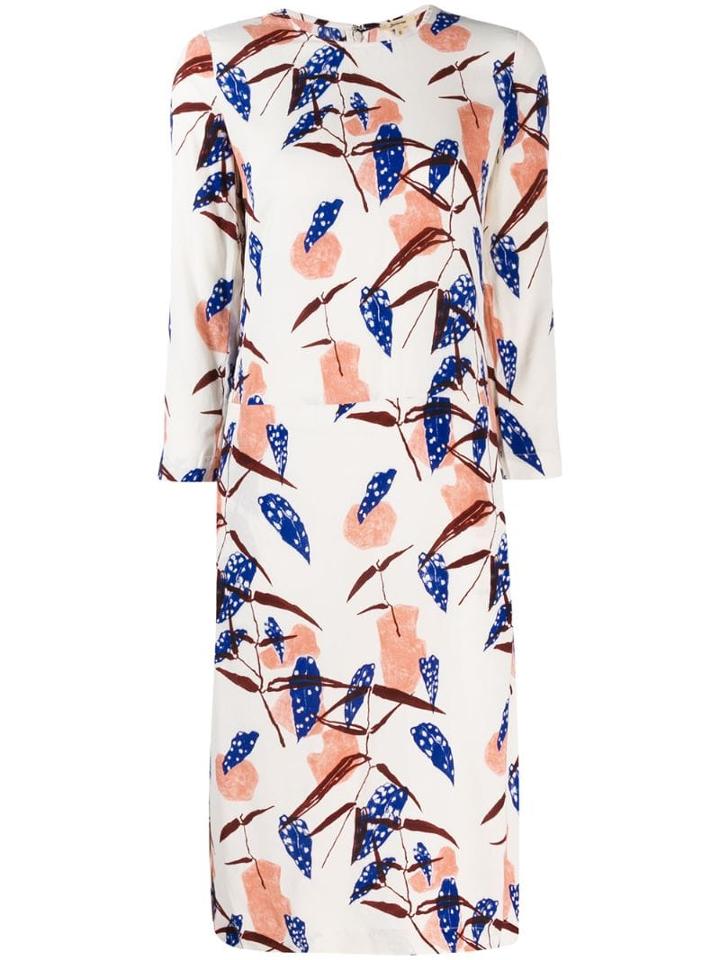 Bellerose Floral Midi Dress - White
