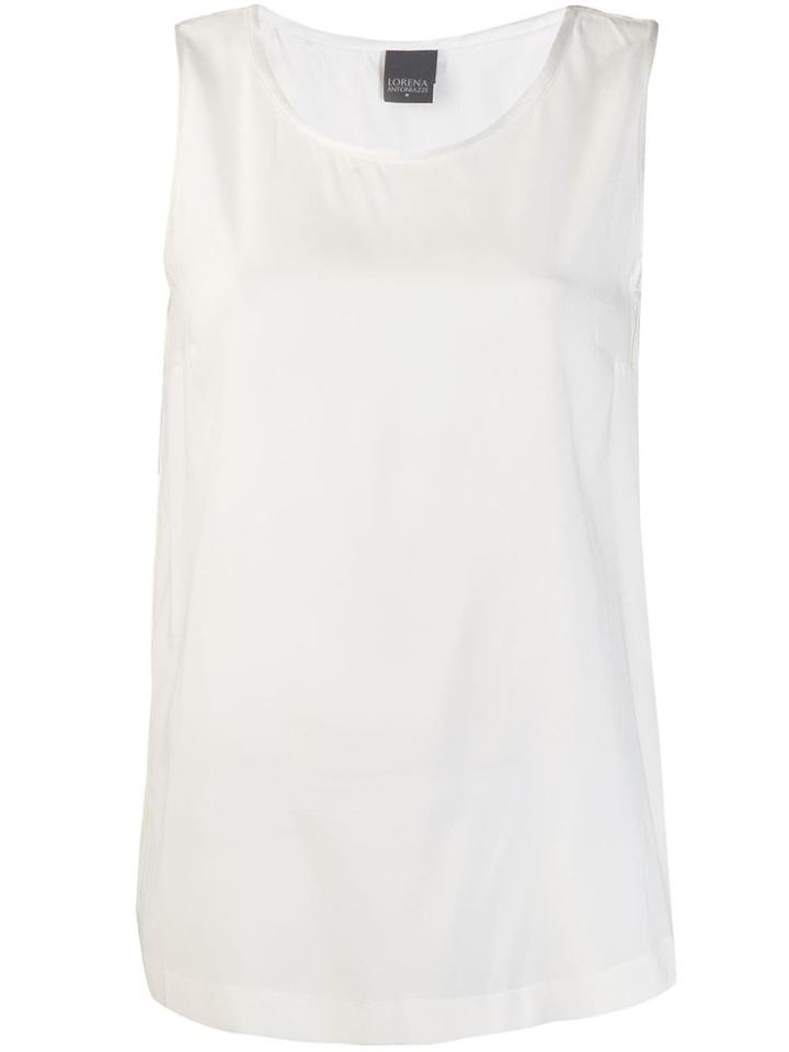 Lorena Antoniazzi Sleeveless Blouse - White