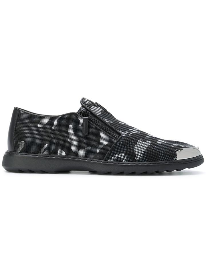 Giuseppe Zanotti Design Camouflage Cooper Sneakers - Blue