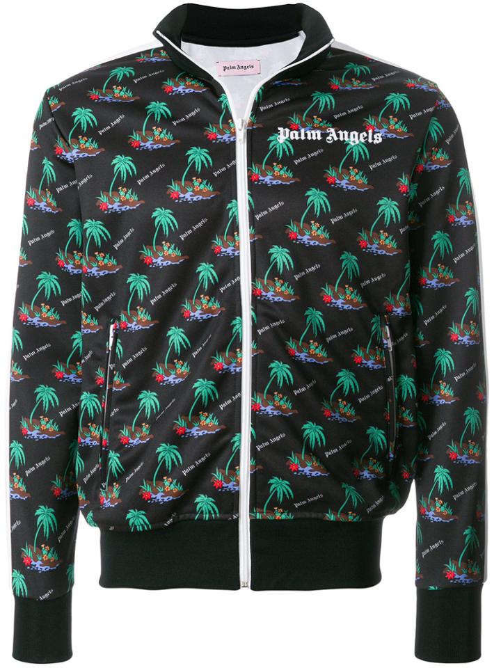 Palm Angels Island Track Jacket - Black