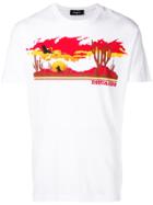 Dsquared2 Wild West Print T-shirt - White