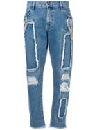 Marco Bologna Embellished Boyfriend Jeans - Blue