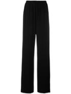 Emilio Pucci High-waist Palazzo Pants, Women's, Size: 44, Black, Spandex/elastane/viscose