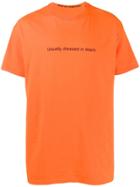 F.a.m.t. 'usually Dressed In Black' T-shirt - Orange