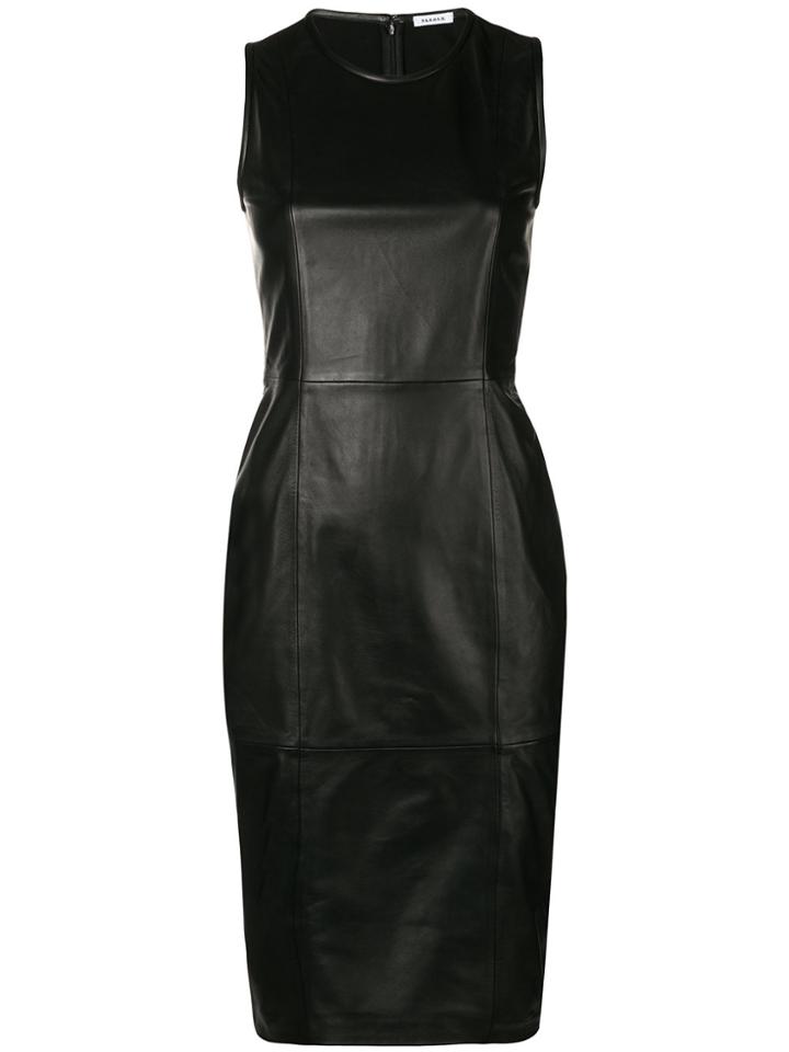 P.a.r.o.s.h. Fitted Midi Dress - Black