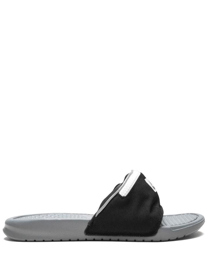 Nike Benassi Jdi Fanny Pack Slides - Black