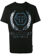 Philipp Plein - Classic Foil Logo T-shirt - Men - Cotton - Xxxl, Black, Cotton