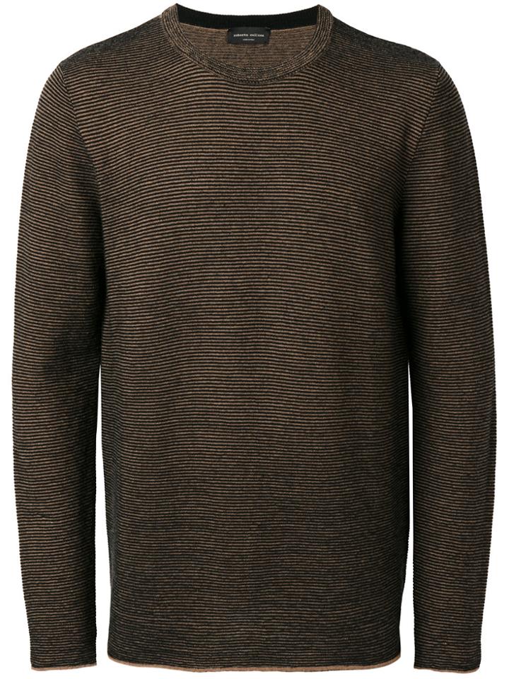 Roberto Collina Round Neck Sweater - Brown