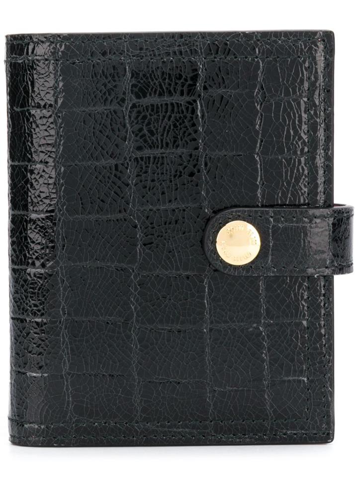 Miu Miu Snap Closure Wallet - Black