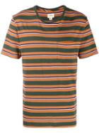 Bellerose Striped Classic T-shirt - Green