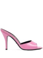 Gucci Slip-on Stiletto Sandals - Pink