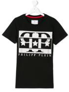 Philipp Plein Junior Double P T-shirt - Black