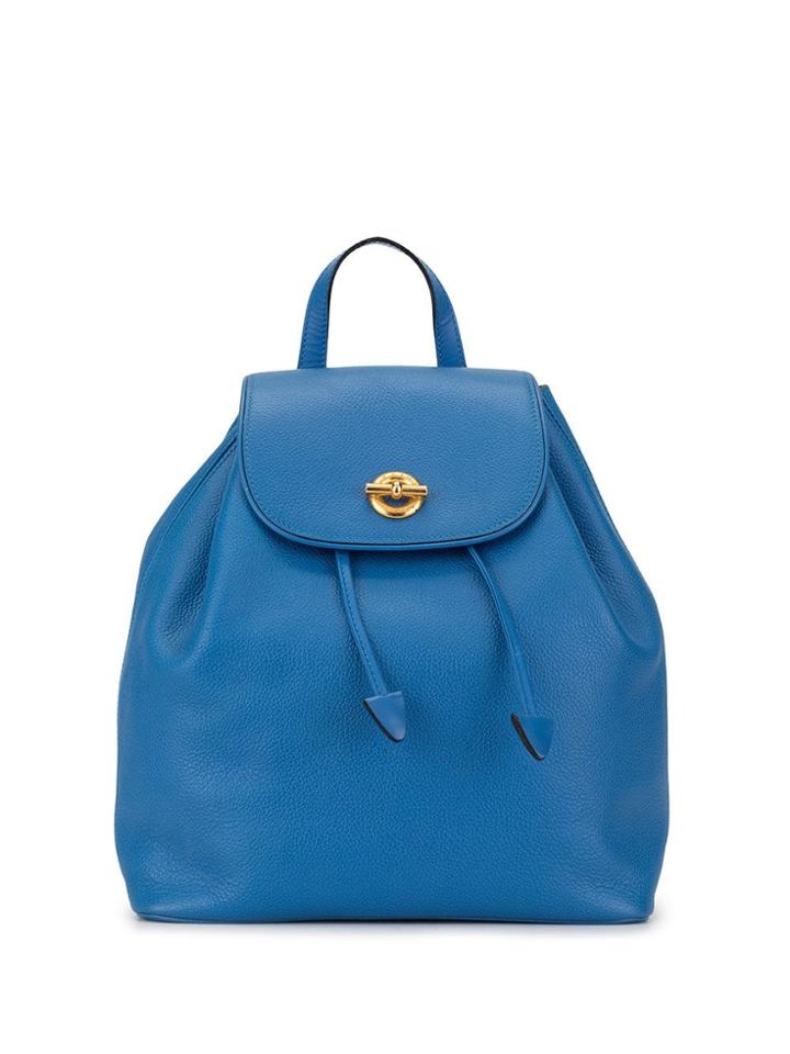Céline Pre-owned Twist-lock Rucksack - Blue