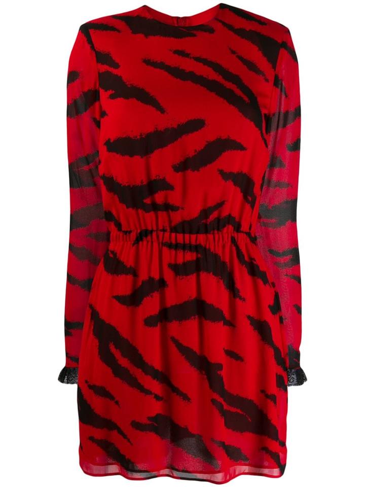 Philosophy Di Lorenzo Serafini Short Printed Dress - Red