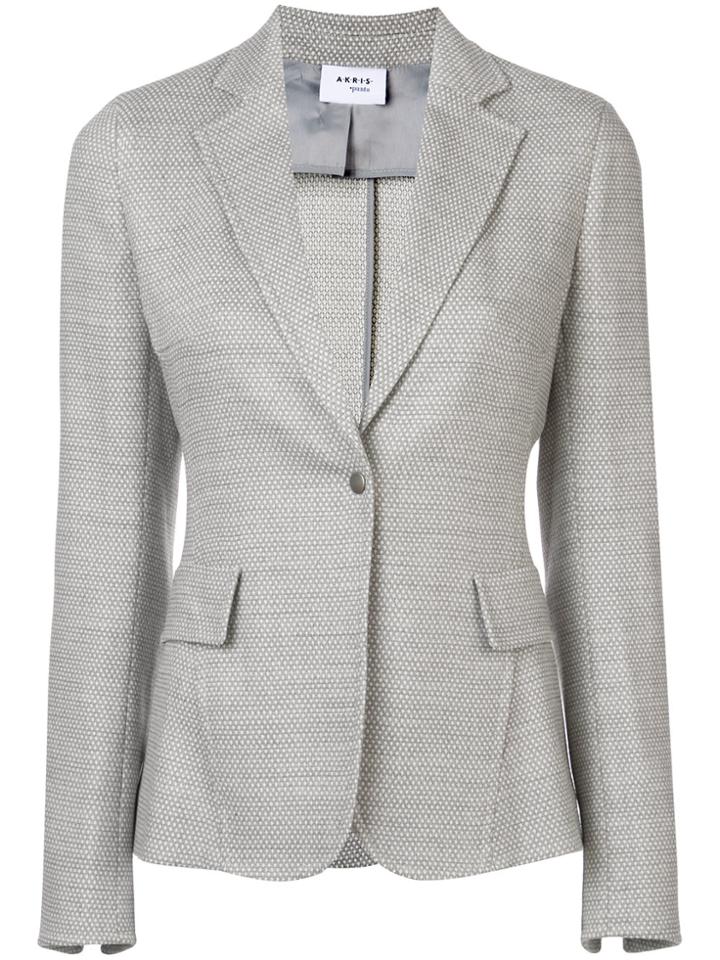 Akris Punto Classic Blazer - Grey