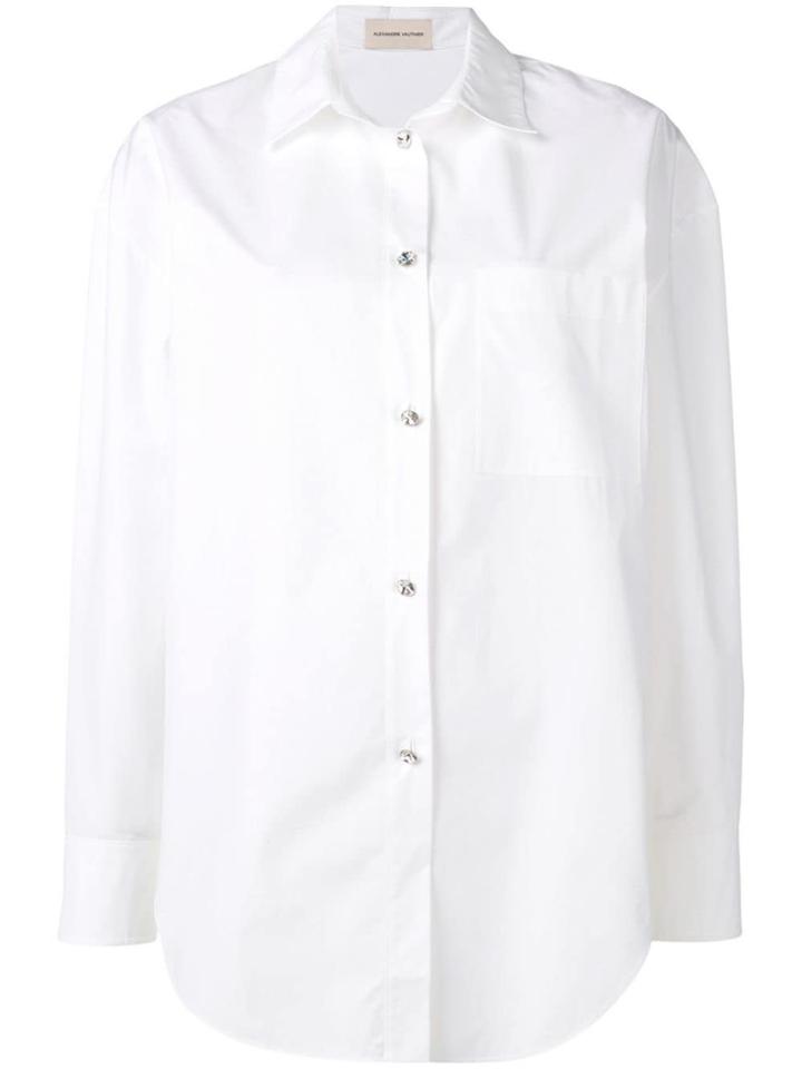 Alexandre Vauthier Chest Pocket Shirt - White