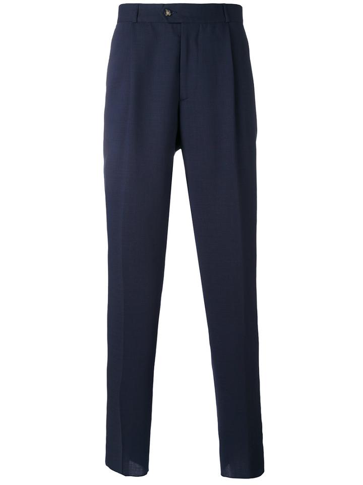 Éditions M.r - Carotte Trousers - Men - Virgin Wool/polyester - 48, Blue, Virgin Wool/polyester
