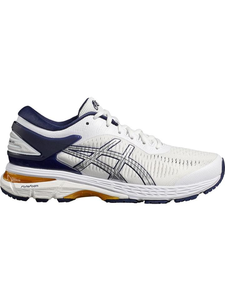 Asics White, Purple And Cream X Naked Kayano 25 Sneakers