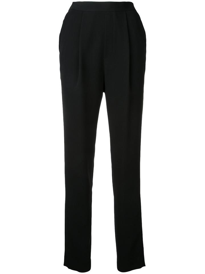 Enföld - Tapered Trousers - Women - Polyester/triacetate - 38, Black, Polyester/triacetate