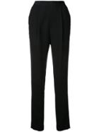 Enföld - Tapered Trousers - Women - Polyester/triacetate - 38, Black, Polyester/triacetate