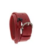 Ann Demeulemeester Wrap-around Belt Bracelet - Red