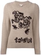 Marc Jacobs Beaded Detail Jumper - Nude & Neutrals