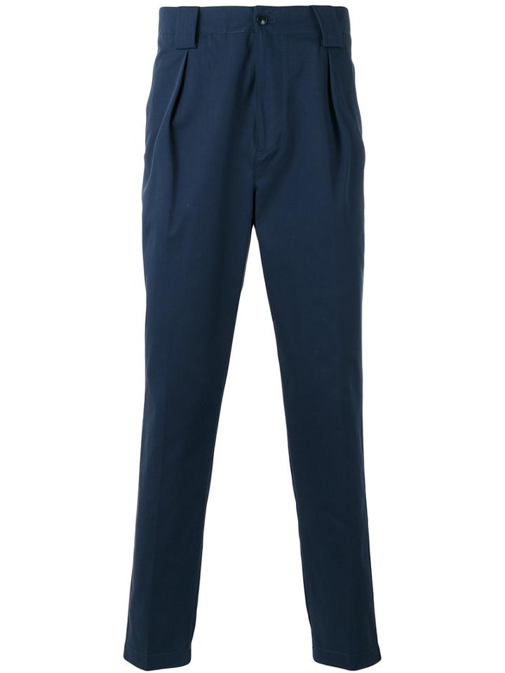 Etro - Plain Chinos - Men - Cotton - 52, Blue, Cotton