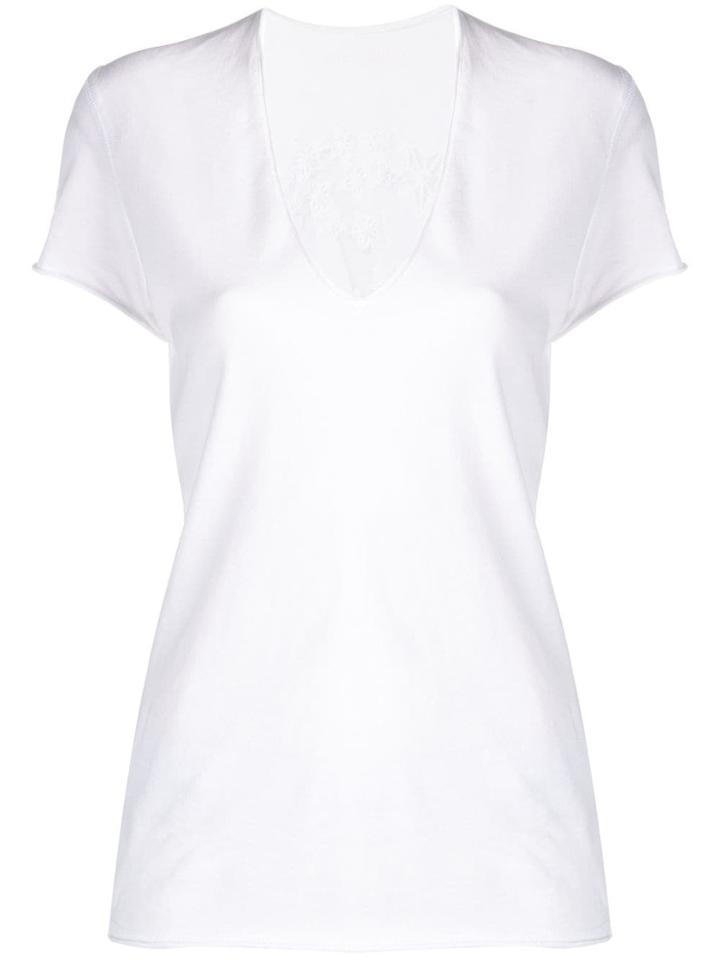 Zadig & Voltaire Tulle Insert T-shirt - White