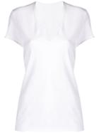 Zadig & Voltaire Tulle Insert T-shirt - White