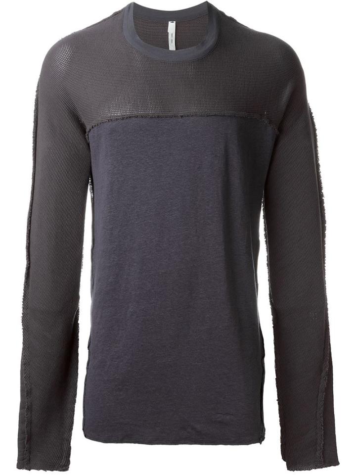 Damir Doma Tetis Sweatshirt, Men's, Size: M, Grey, Linen/flax/spandex/elastane