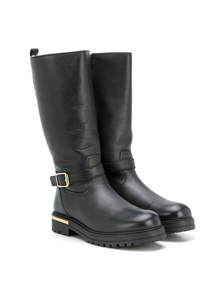 Twin-set Teen Riding Boots - Black