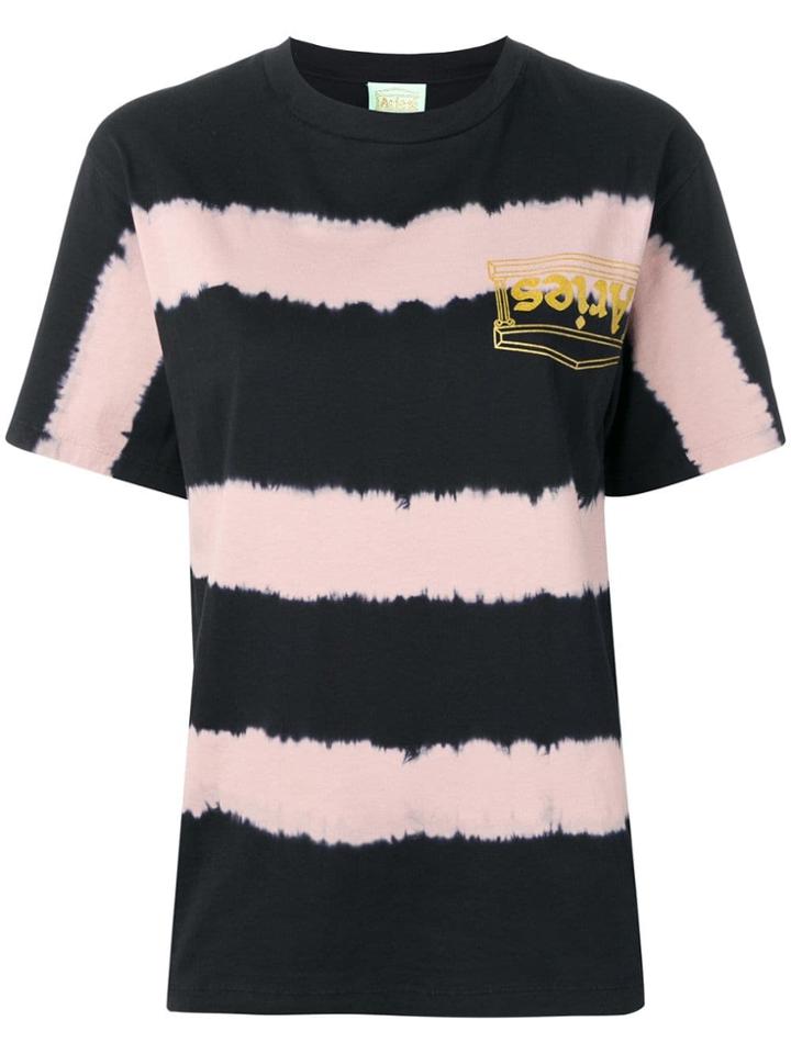 Aries Striped T-shirt - Black