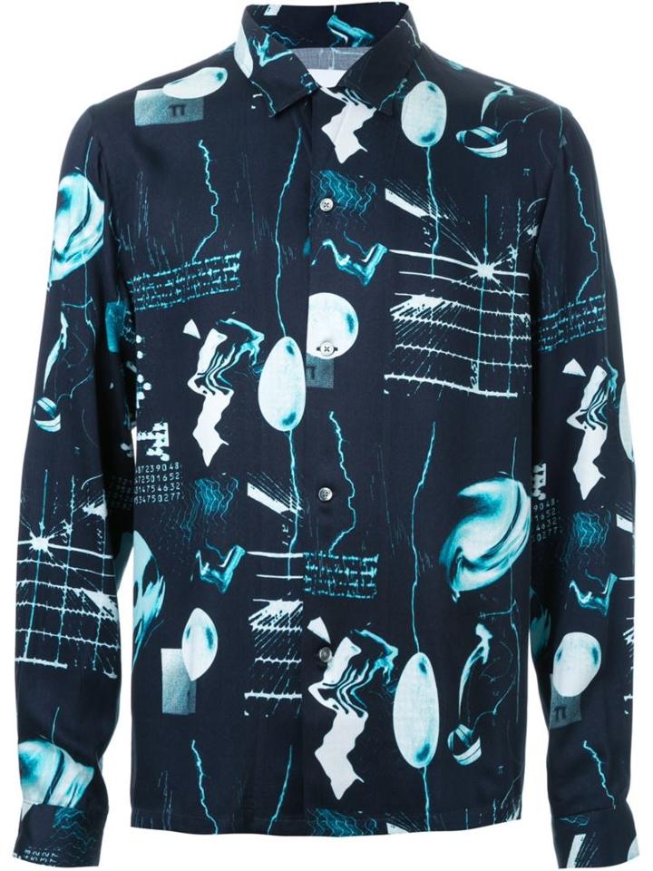 Sub-age. Abstract Print Shirt