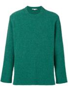 Stella Mccartney - Textured Jumper - Men - Polyamide/wool - L, Green, Polyamide/wool