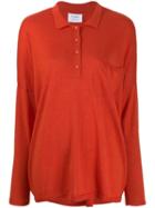 Snobby Sheep Long Sleeved Knitted Top - Orange