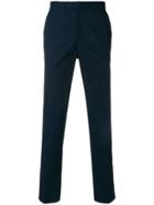 Michael Kors Collection Straight Leg Trousers - Blue