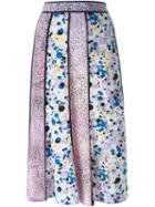 Kenzo Moonmap Skirt, Women's, Size: 42, Pink, Silk